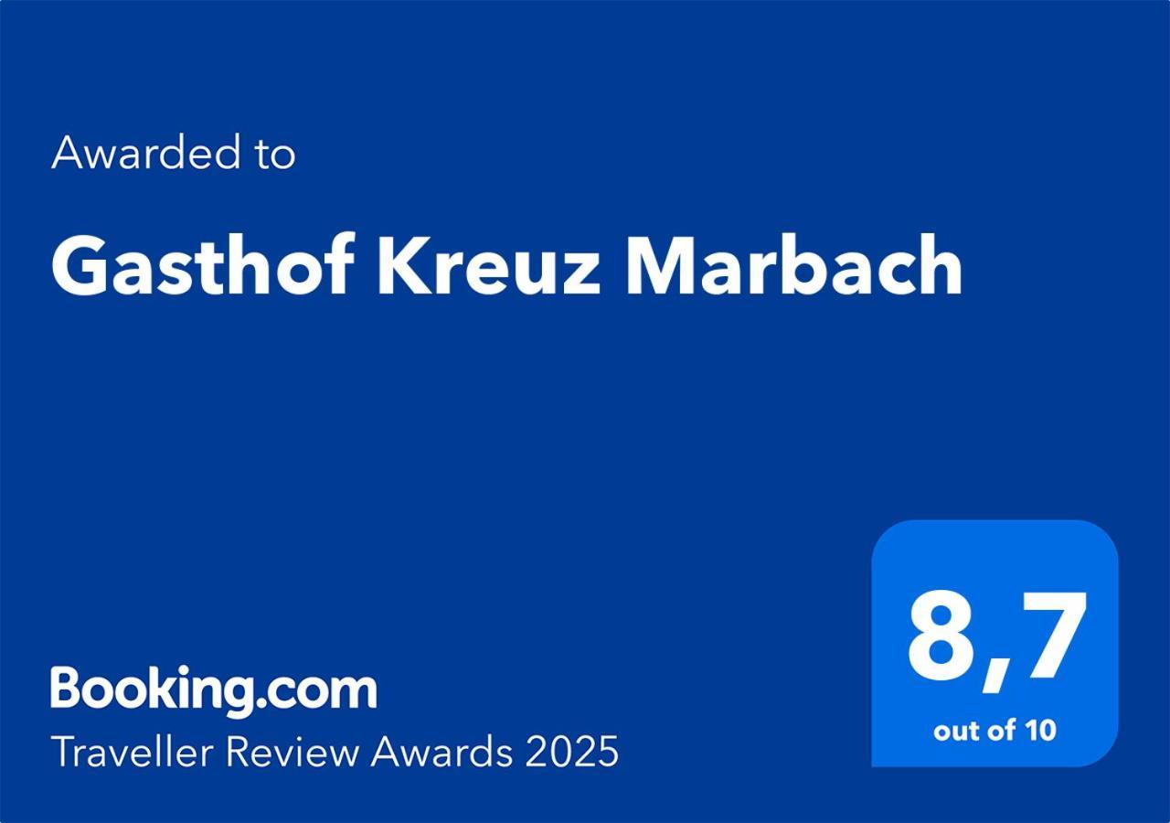 Gasthof Kreuz Marbach Exterior foto